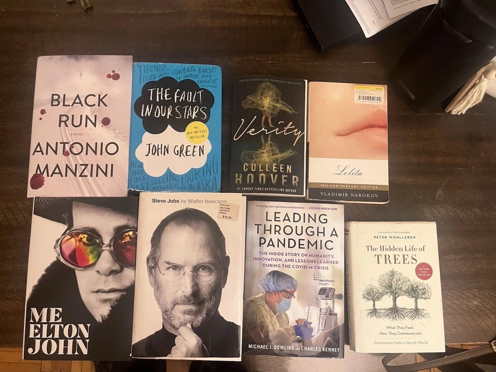 Mixed lot of 9 Hardback paperback books various Authors, Titles & Genres