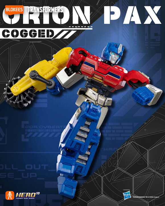 Blokees Transformers Galaxy Ver. 7th Orion Pax COGGED Model Kit Assembled Figure