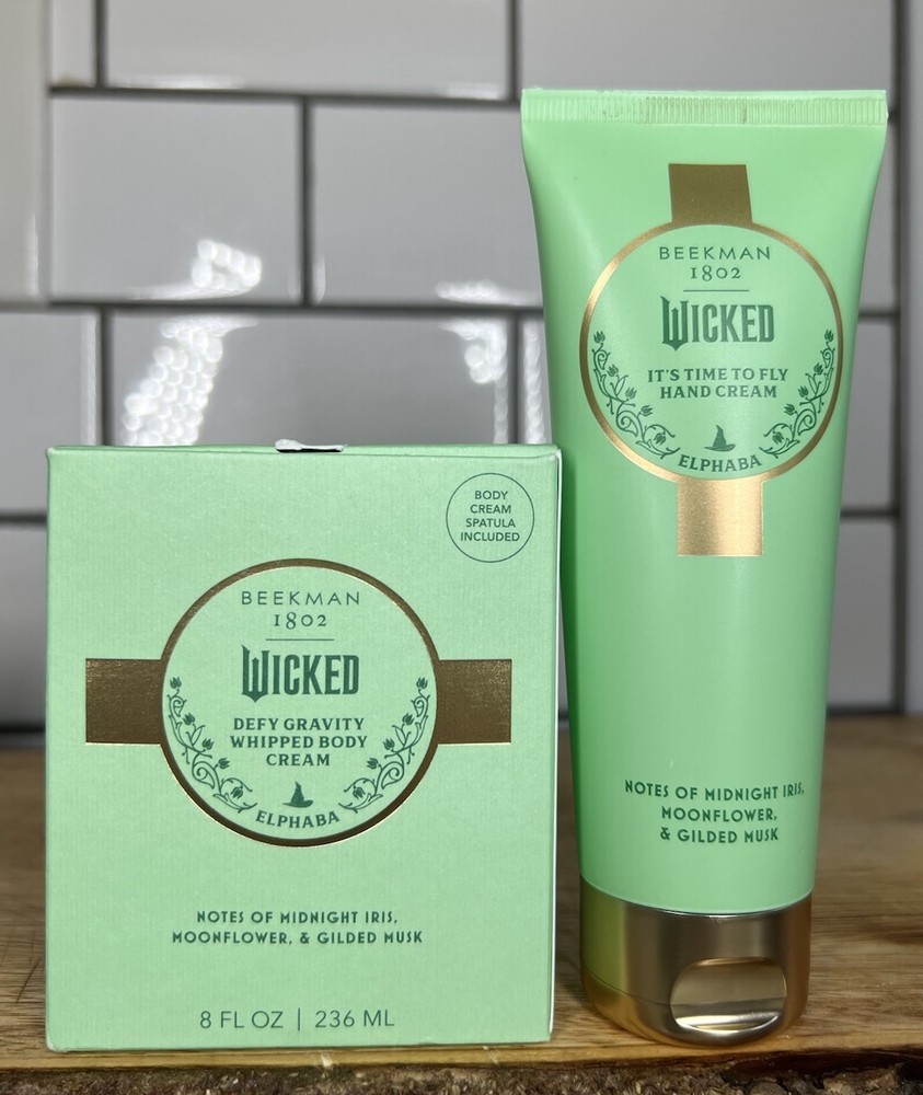 Beekman 1802 Wicked Fly Hand Cream and Defy Gravity Whipped Body Cream Duo