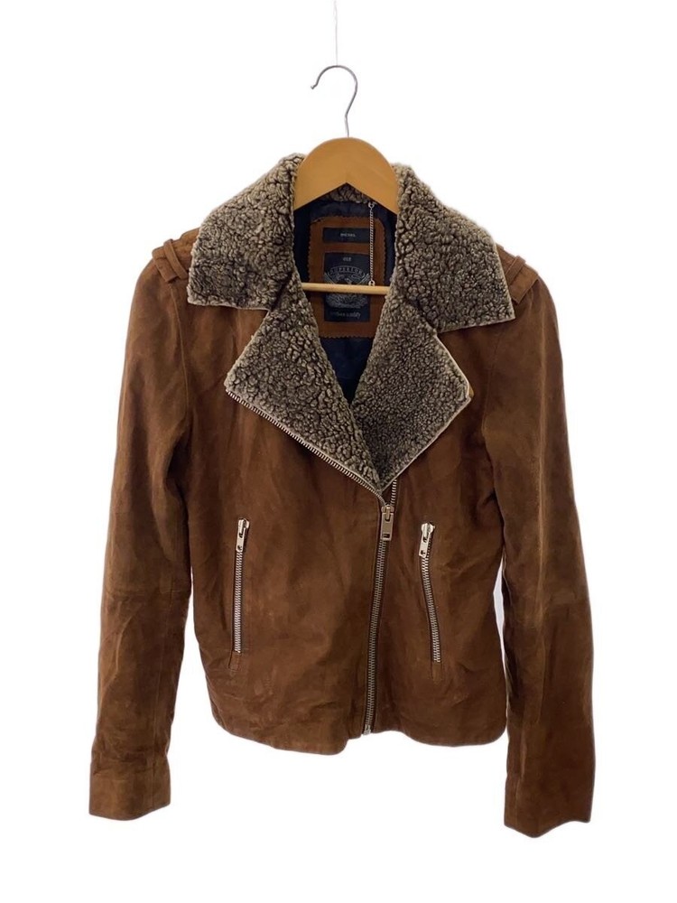 Diesel Double Riders Jacket/-/Suede/Brw/Plain 3476