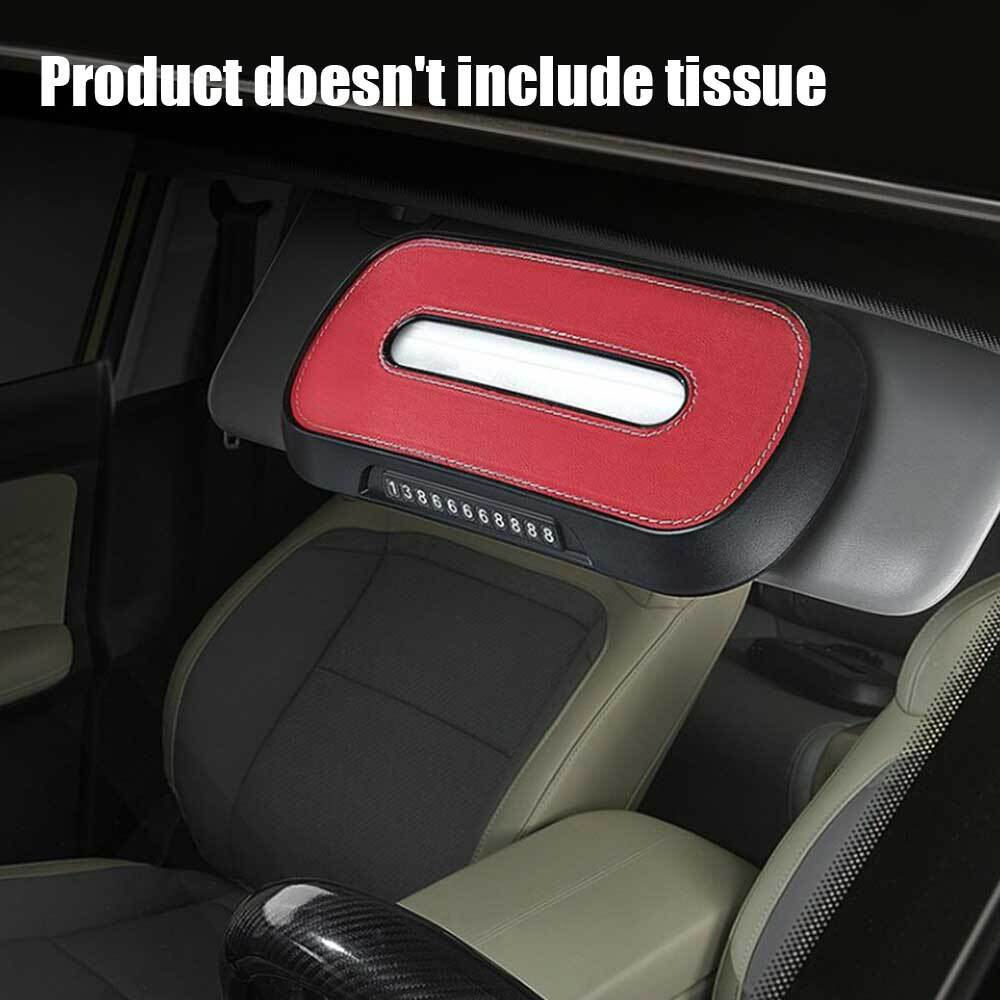 1 Set Car Tissue Box Towel Sun Visor Tissue Box Holder Car Interior Accessories