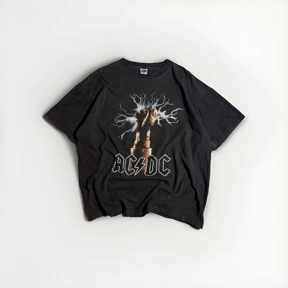 RARE Vintage 2000 Ac/Dc “Born With A Stiff Upper Lip” Tee Shirt Size XL