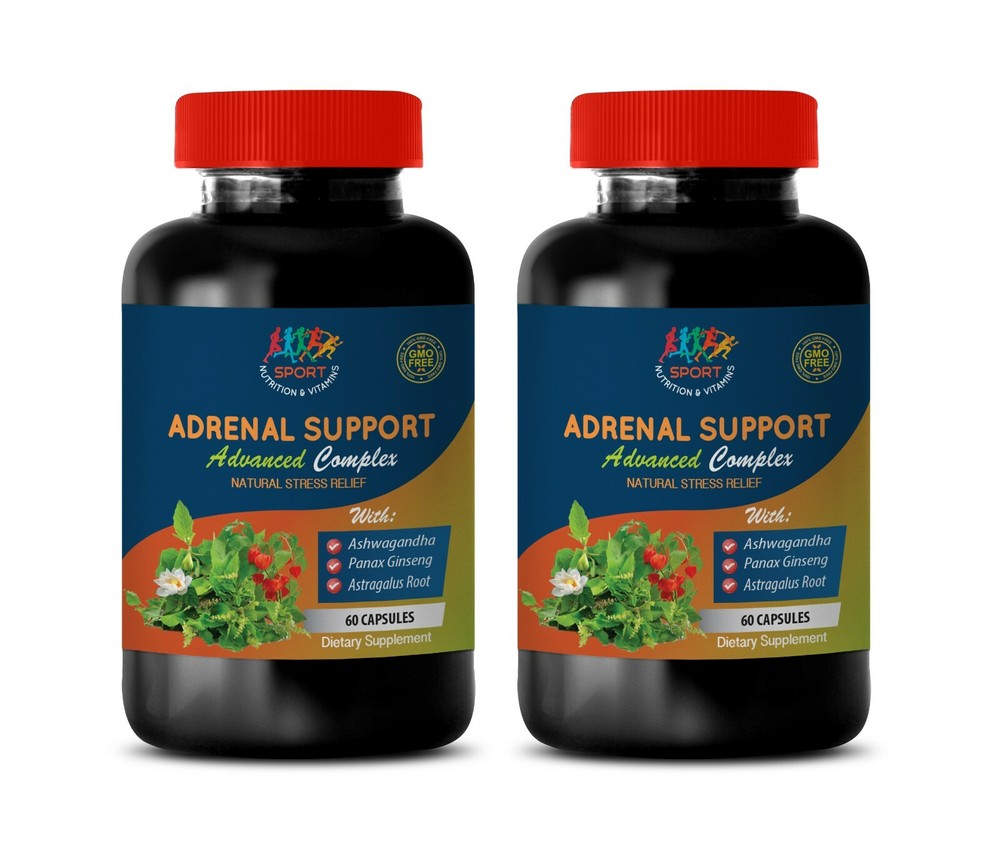 Energía-impulso - APOYO SUPRARRENAL - Suplementos de refuerzo cerebral 2 BOTELLAS