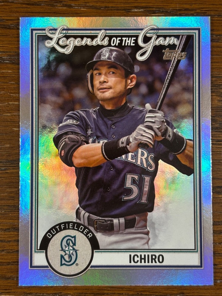 2023 Topps Series 2 Ichiro Suzuki Silver Foil LG-25 Legends of the Game