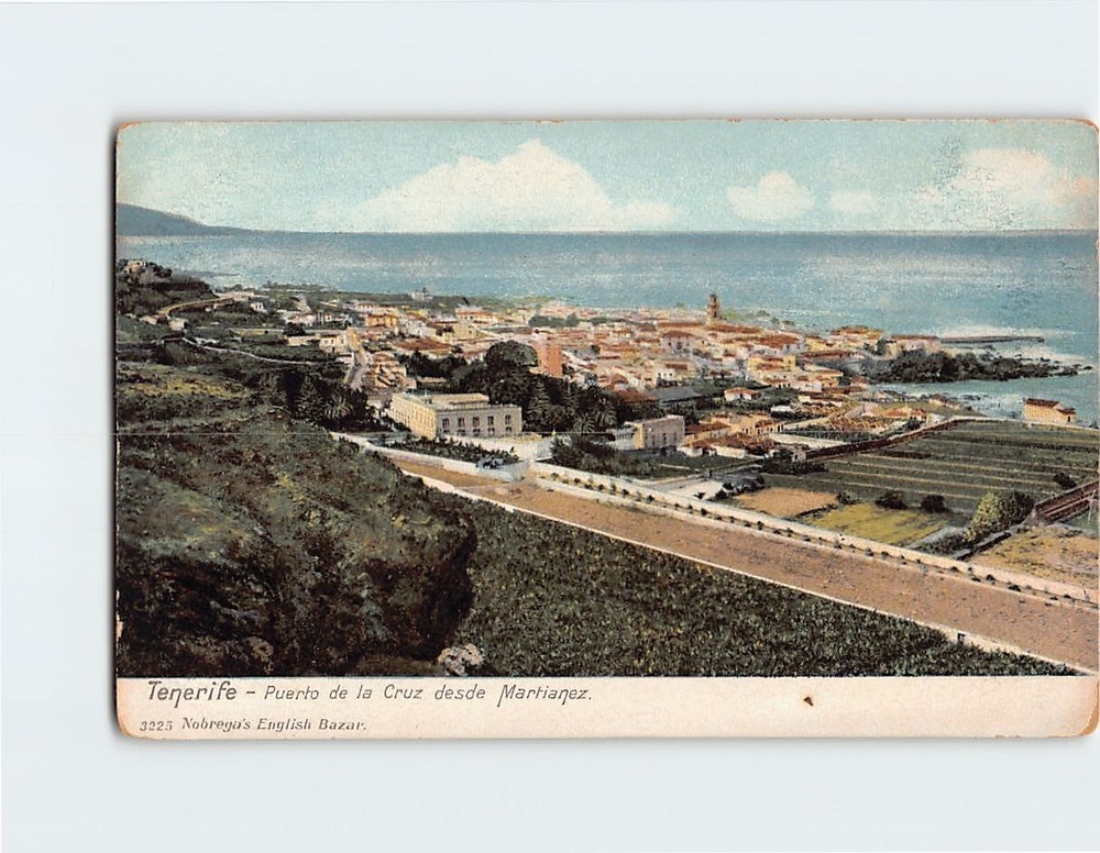 Postcard Puerto de la Cruz desde Martianez Tenerife Spain
