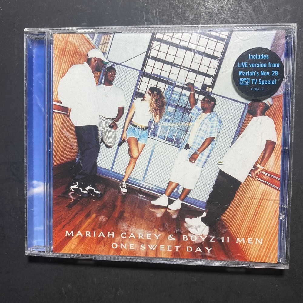 Mariah Carey & Boyz II Men – One Sweet Day CD Single 1995 Pop R&B Columbia