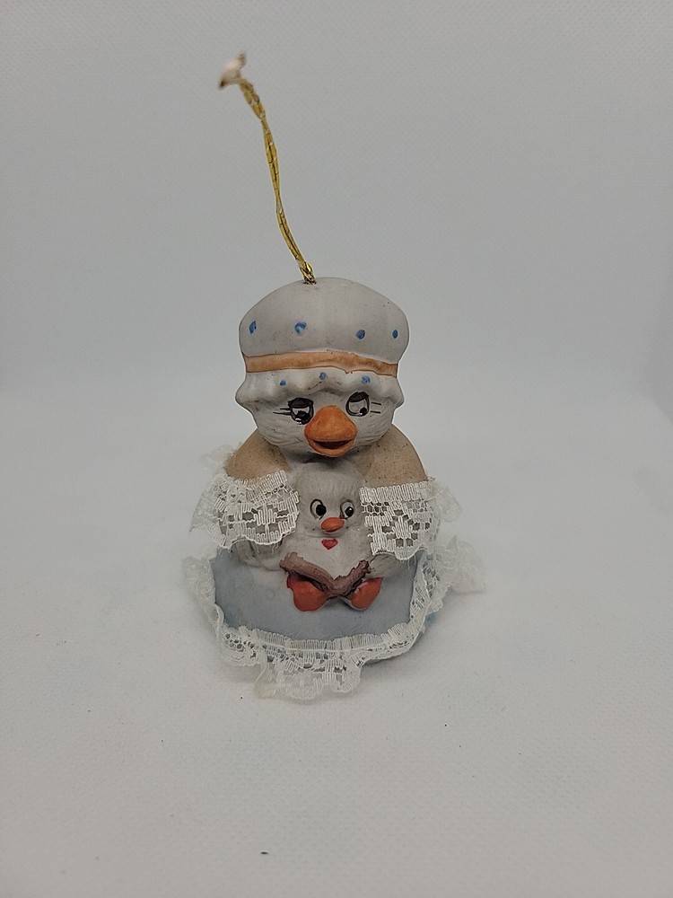 Vintage JASCO Caring Critter Chimer Christmas Duck Bell Ornament