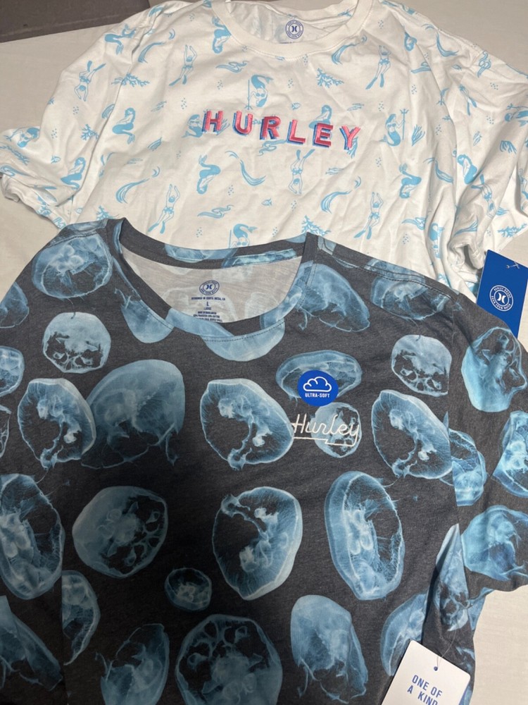 Lot of 2 Hurley T Shirts Men's Size L