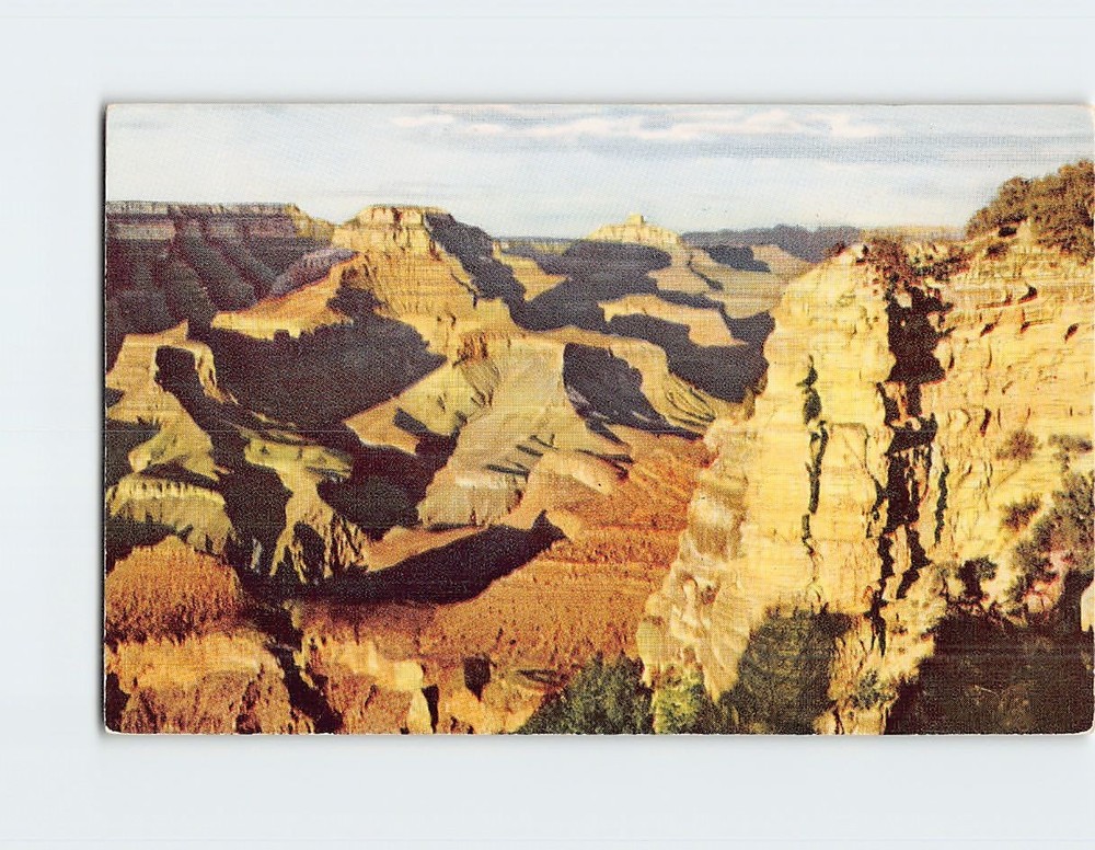 Postcard Looking East from Yaki Point Grand Canyon National Park Arizona USA