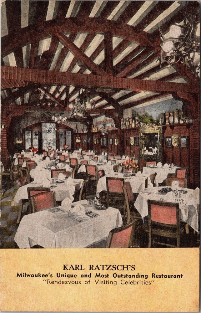 Karl Ratzsch's Restaurant, Interior View Milwaukee Wisconsin Postcard