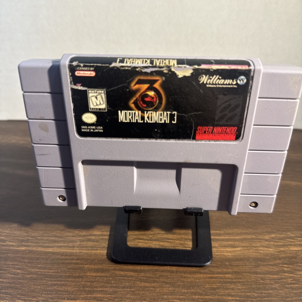 Mortal Kombat 3 (Super Nintendo SNES, 1995) Authentic TESTED