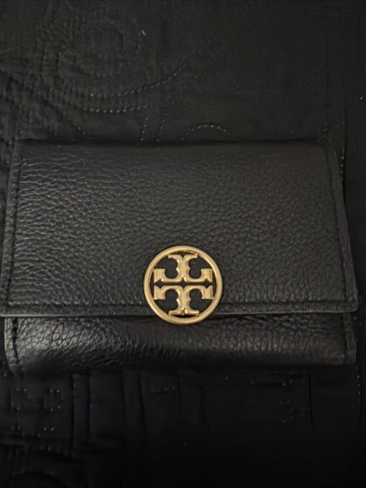 Tory Burch Leather Wallet Large - Black (78567)