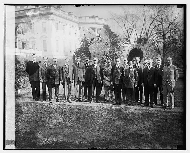 American Legion Con. Committee at White House,1/20/26,Washington,DC,1926,1