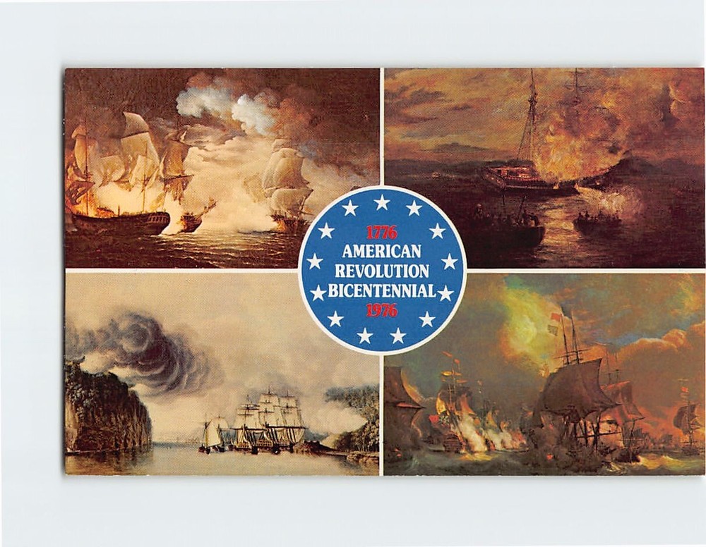 Postcard American Revolution Bicentennial 1776-1976 Card