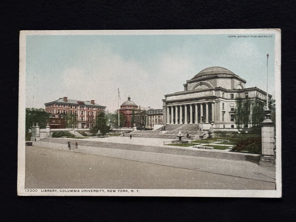 Library Columbia University Campus New York City NY Postcard Pub c1915s
