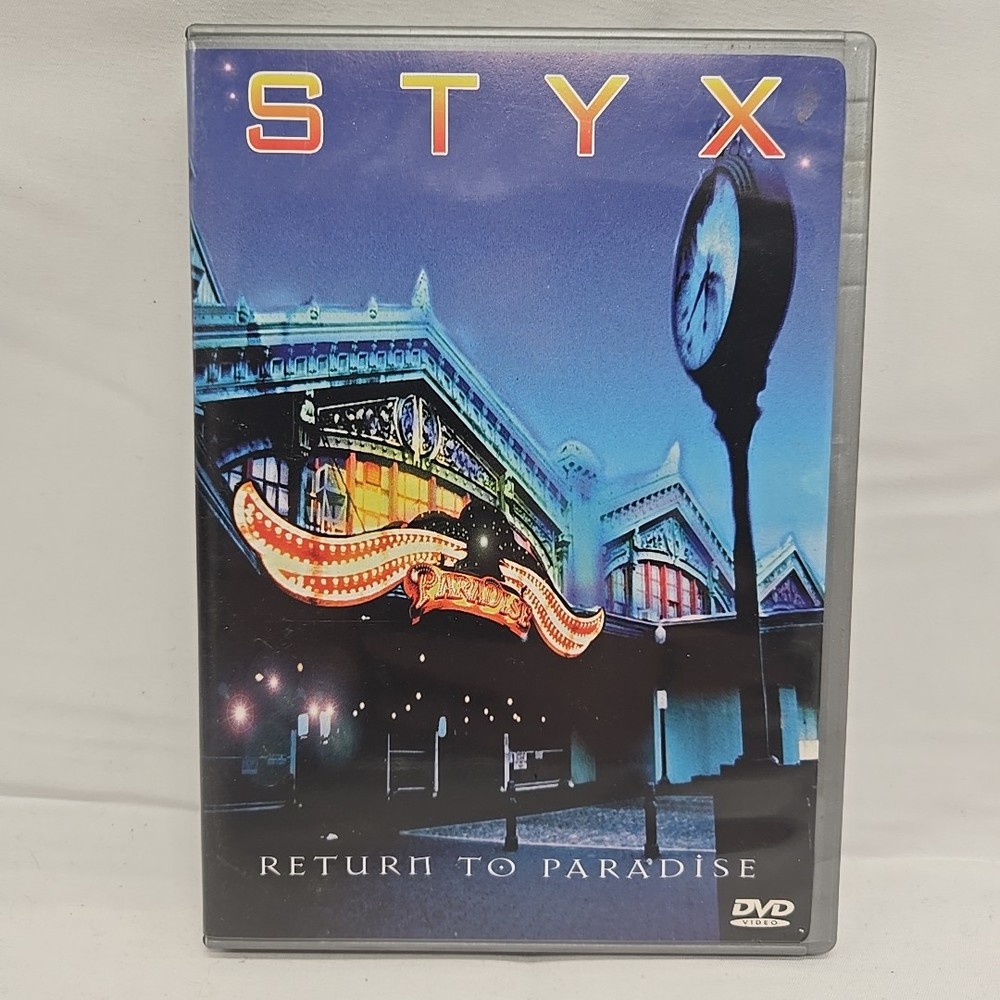 Styx - Return to Paradise (DVD, 1999) Band Music Concert Live Tour