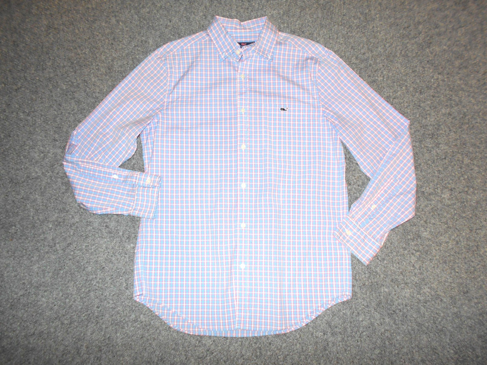 Vineyard Vines Classic Fit Tucker Mens Medium Long Sleeve Button Shirt