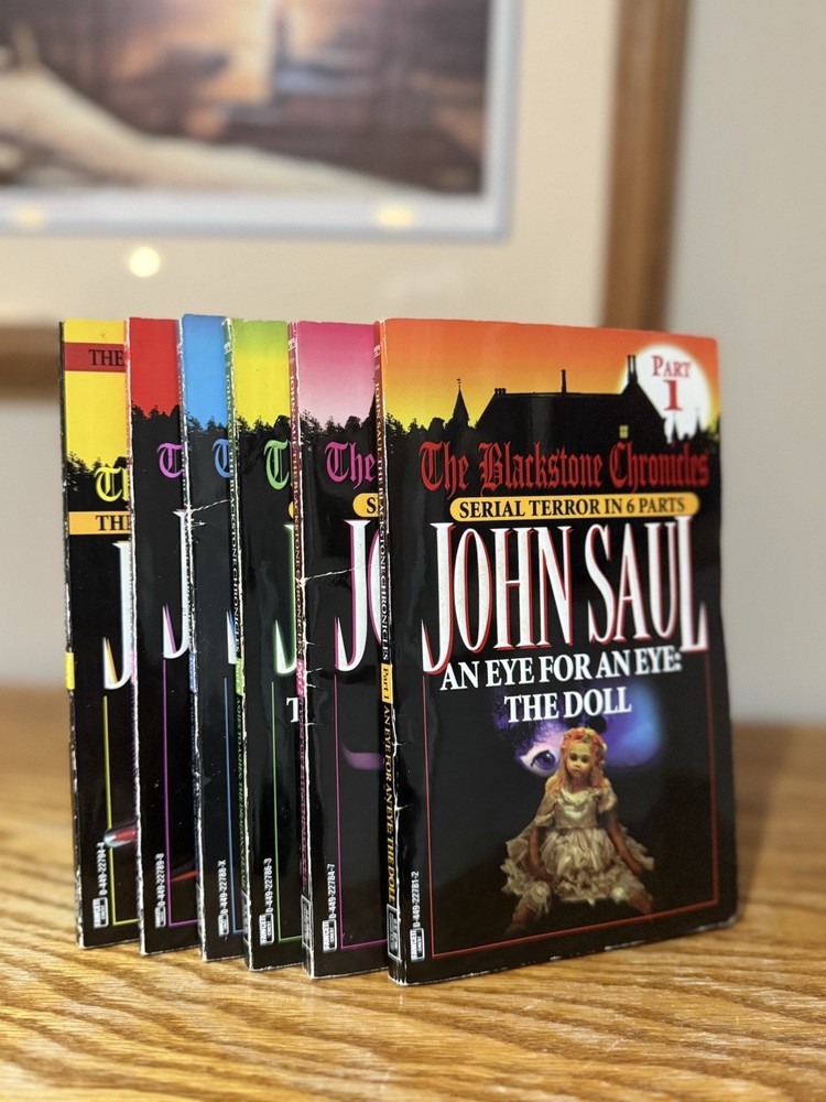 The Blackstone Chronicles by John Saul Paperback Horror Parts 1-6 Book Set