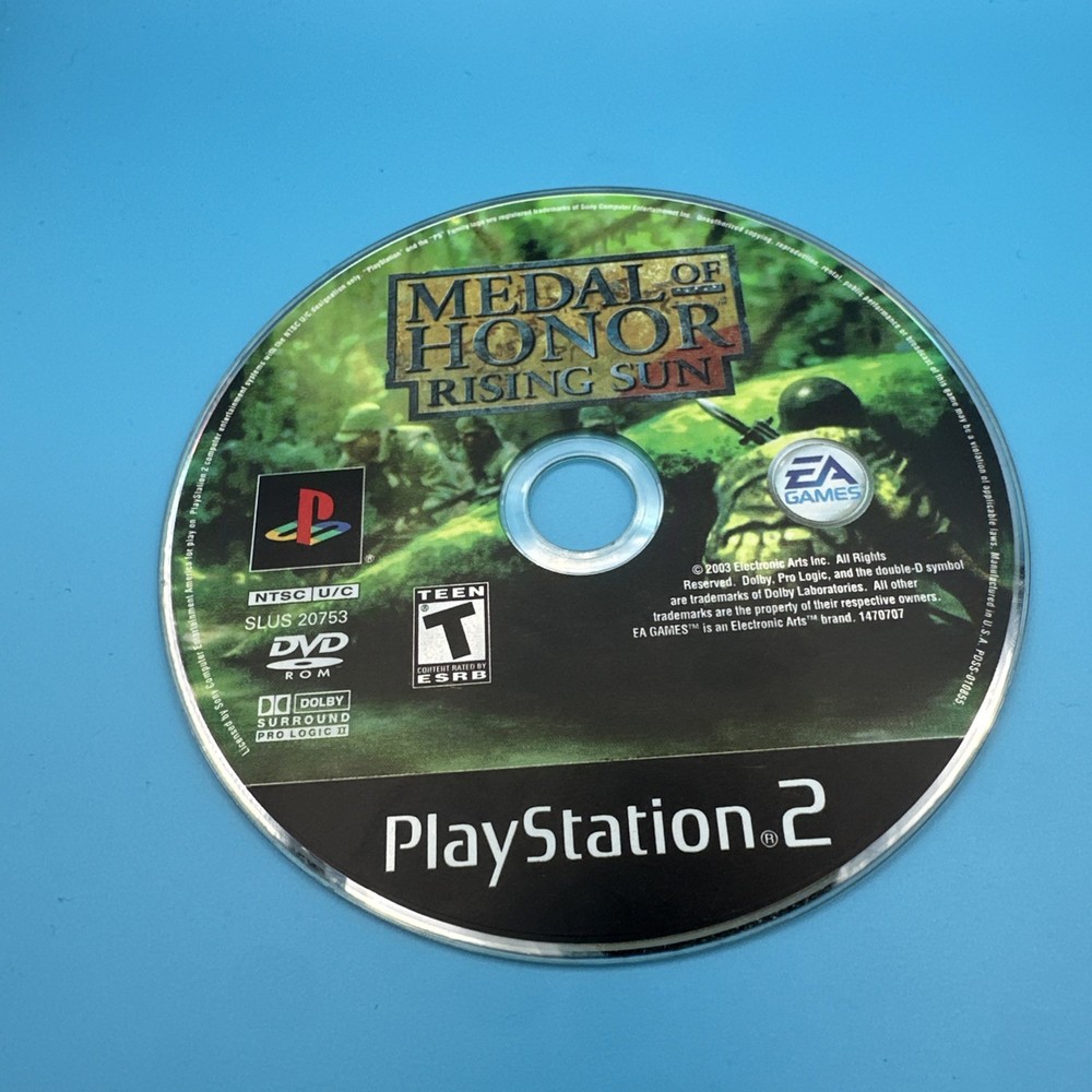 Medal Of Honor: Rising Sun - Playstation 2 - PS2 Disc Only NO USPS TRACKING
