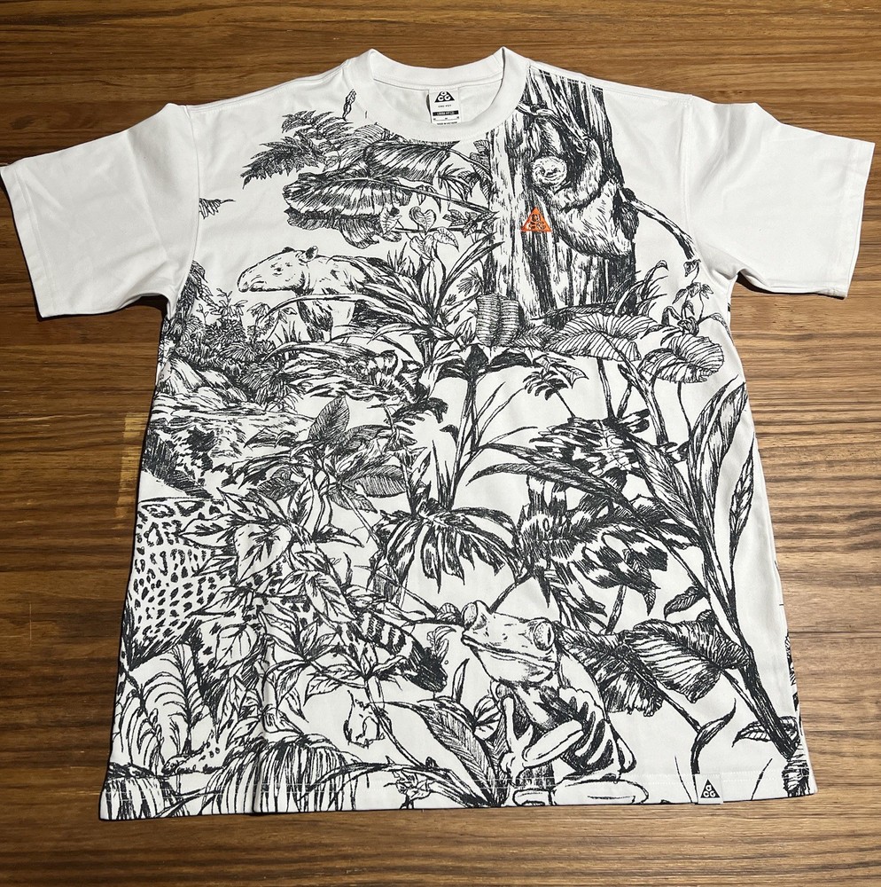 Nike Mens Size M ACG Loose Dri-FIT Jungle Summit White HJ0882-121