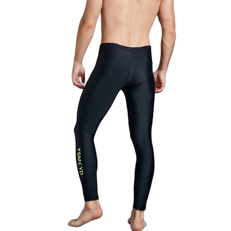 2023 Swimsuit Pants Lycra Quick Dry Yoga Tight Pants Men Women Swimming New