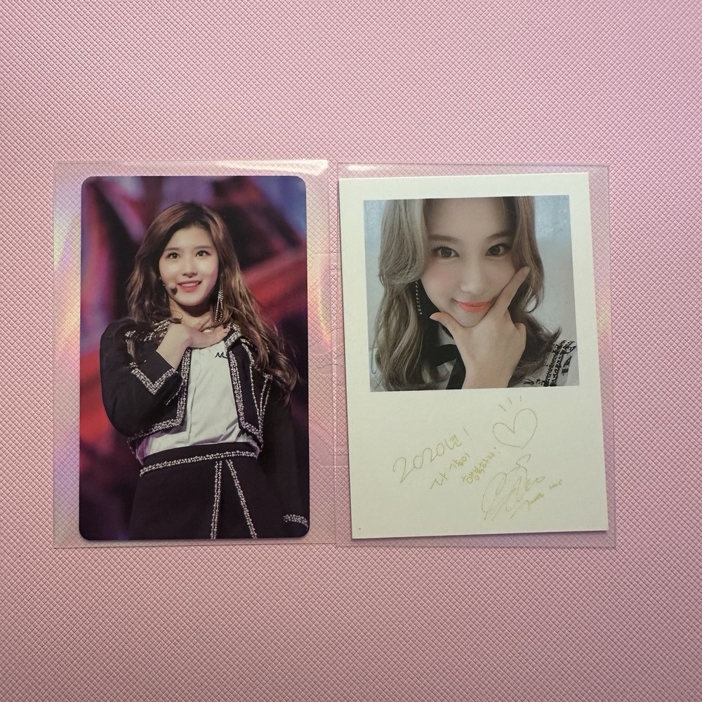 TWICE Sana Official Photocard 2pc Set - Twiceland Encore DVD DICON Magazine