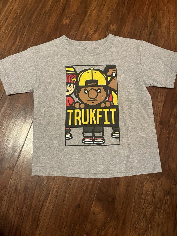 Trukfit Youth Shirt Lil Wayne 5/6 Kids Gray Shirt