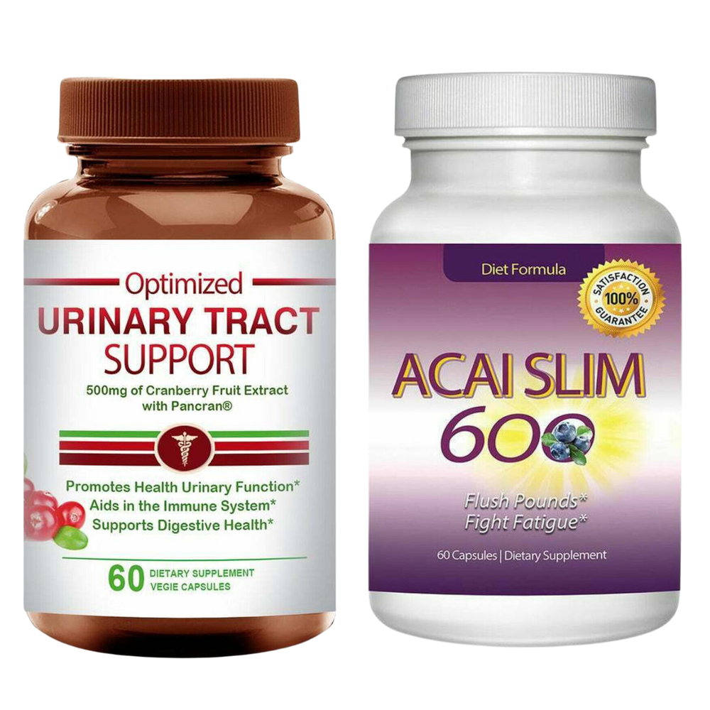 Urinary Tract Bladder Support Digestive & Acai Slim Berry Weight Loss Supplement-image