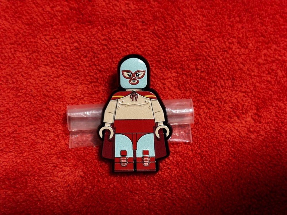Bodega Bros Masked Nacho Libre Brix Series Hat Pin Luchador