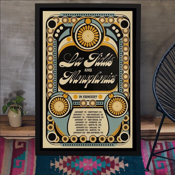 Lee Fields & Monophonics 2025 Tour Poster Wall Art