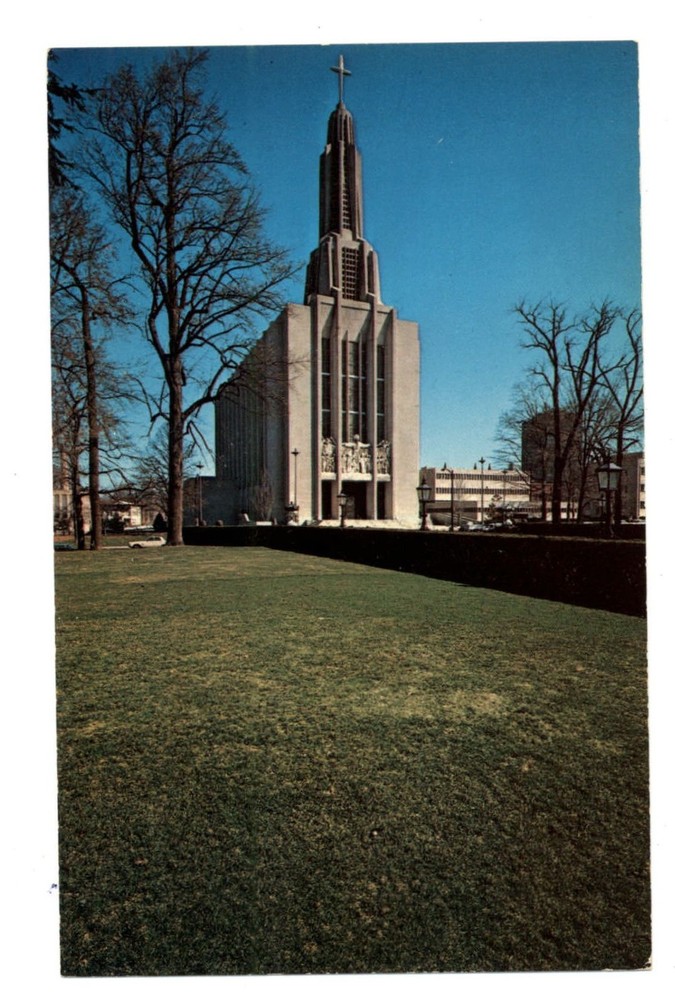 Hartford Connecticut St Josephs Roman Catholic Cathedral unused vintage postcard
