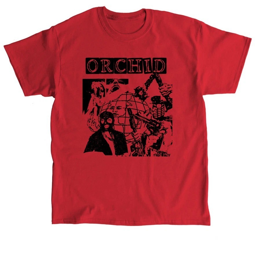 Orchid band Tour Red T-Shirt Cotton Adult Full Size S To 5XL BL1998