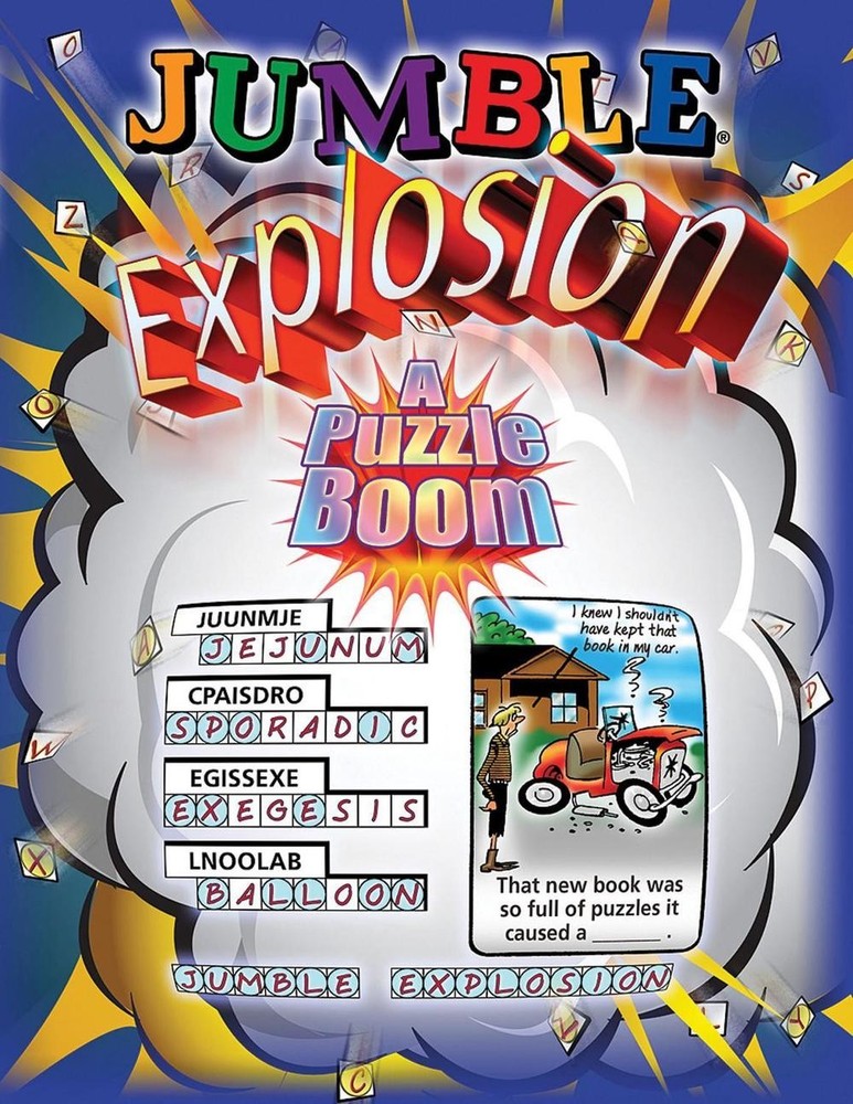 Jumble Explosion: A Puzzle Boom by Henri Arnold (English) Paperback Book