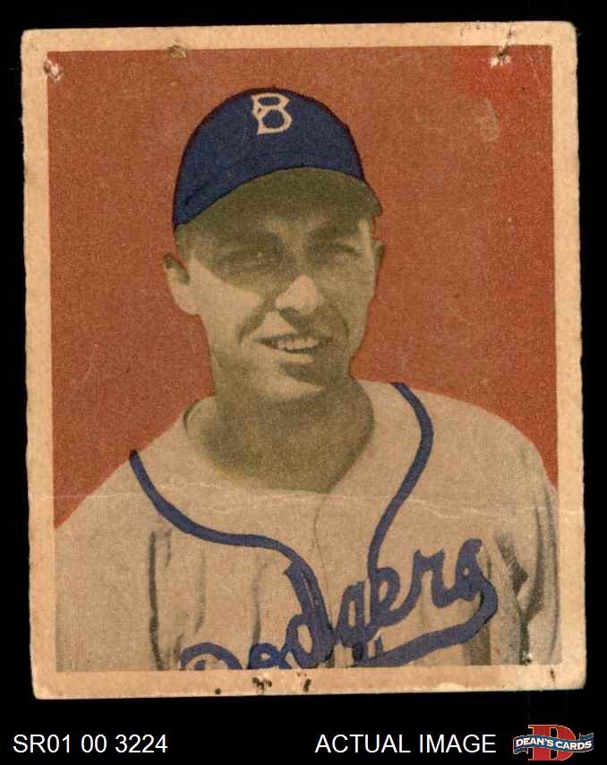 1949 Bowman #100 Gil Hodges Dodgers HOF RC 1 - POOR