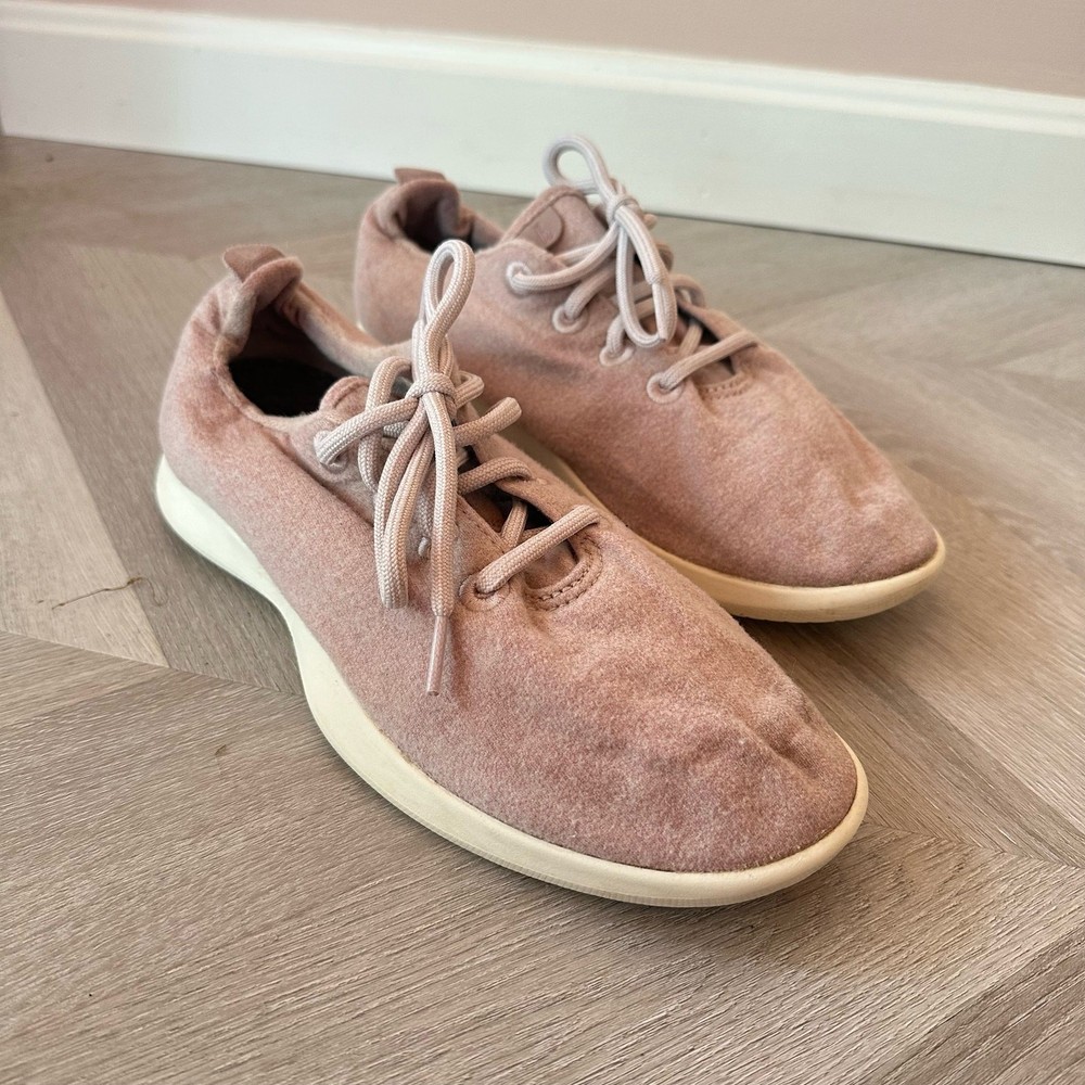 Allbirds Blush Pink Merino Wool Runners Sneakers W10 Women's size 10