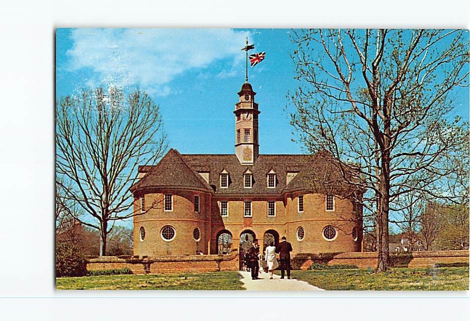 Postcard The Capitol Williamsburg Virginia USA North America