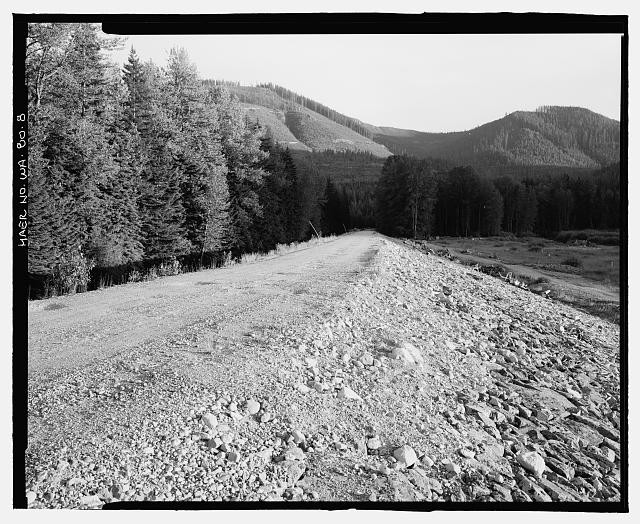 Photo:Keechelus Dam Washington 1900s Upstream Face Crest View Southwest
