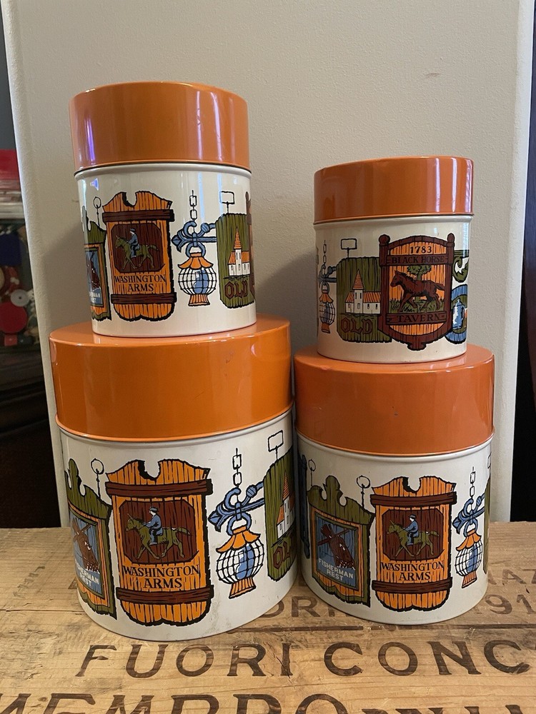 1960’s Vintage Canister Set