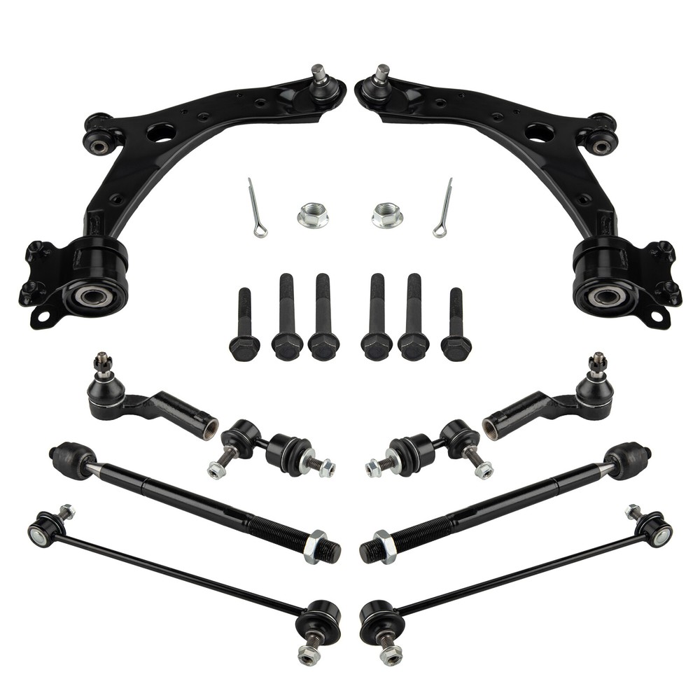 Mazda 3 & 5 Suspension Kit - 10pc Front Rear Sway Bars & Lower Control Arms