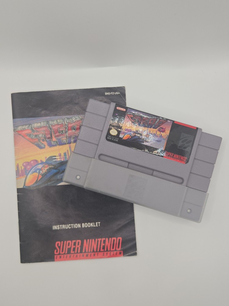 F-Zero (SNES, 1991) WITH MANUAL, FAST SHIPPING