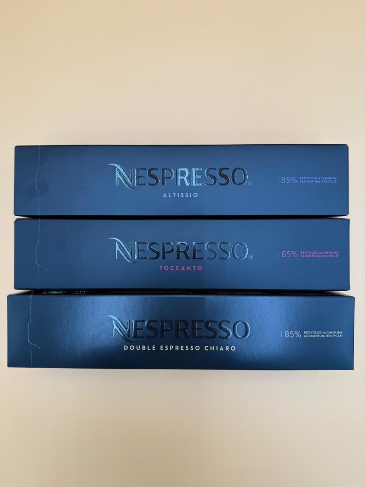 Nespresso Vertuo Variety Pack with Altissio, Toccanto, Double Chiaro - 30 Count