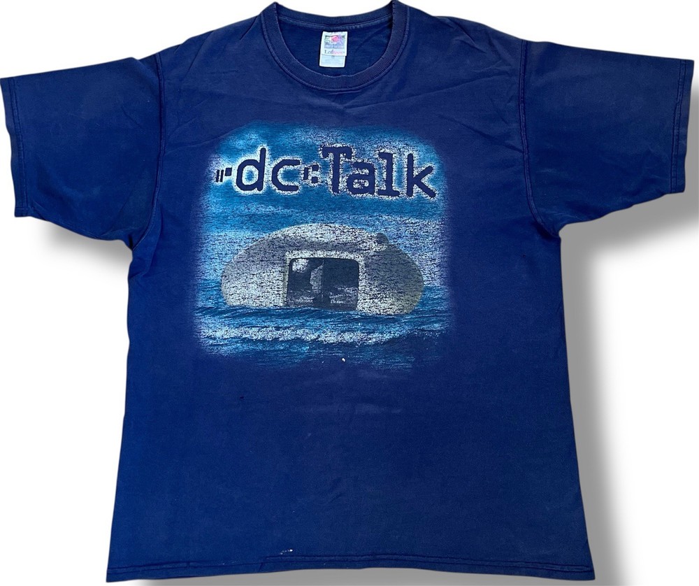 Vintage dc Talk Shirt Mens L Supernatural Tour 1999 Band 90s Christian Rap Rock