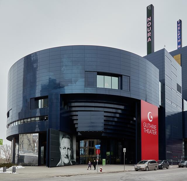 Minneapolis MN Guthrie Theater Entrance 2020 Mill District Twin Cities