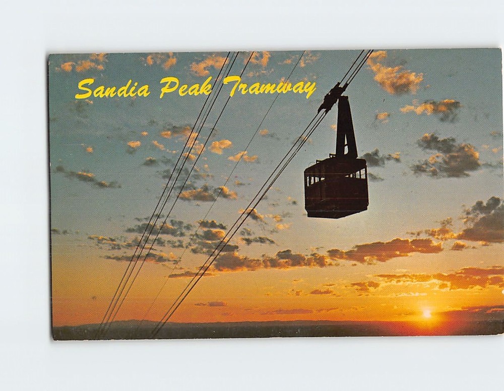 Postcard Sandia Peak Aerial Tramway Albuquerque New Mexico USA