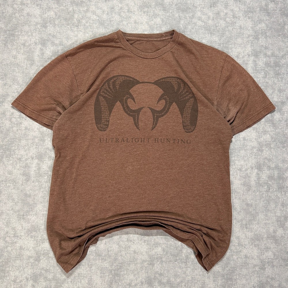 Kuiu Ultralight Hunting brown outdoors casual hiking tshirt mens Large