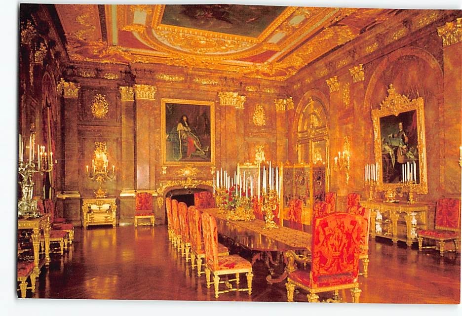 Postcard Dining Room Marble House Newport Rhode Island USA