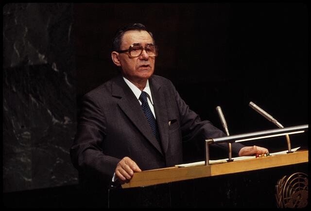 Photo:New York NY USA Andrei Gromyko 1978 UN General Assembly Speech
