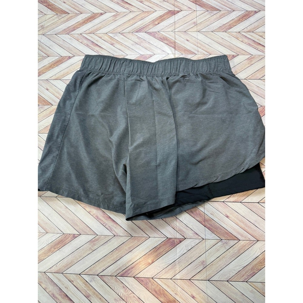 Nike Women's Grey Running Shorts w/ Built-in Liner Medium Workout Athletic M
