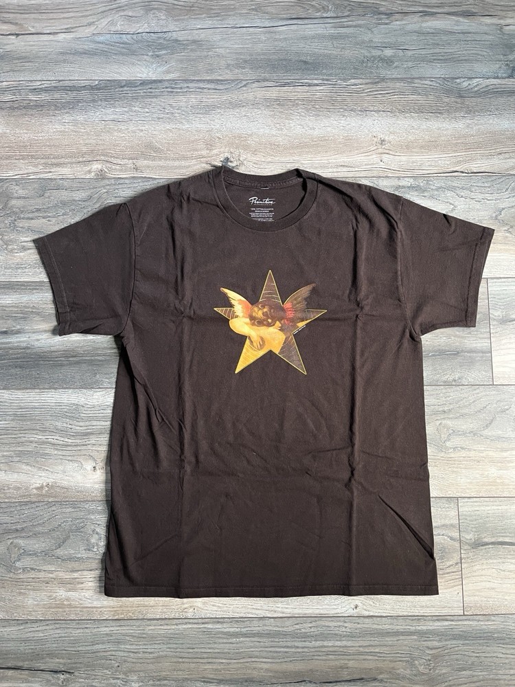 Primitive Skateboarding Angel Graphic Tee Size Large Skater Emo Grunge Y2K 90s