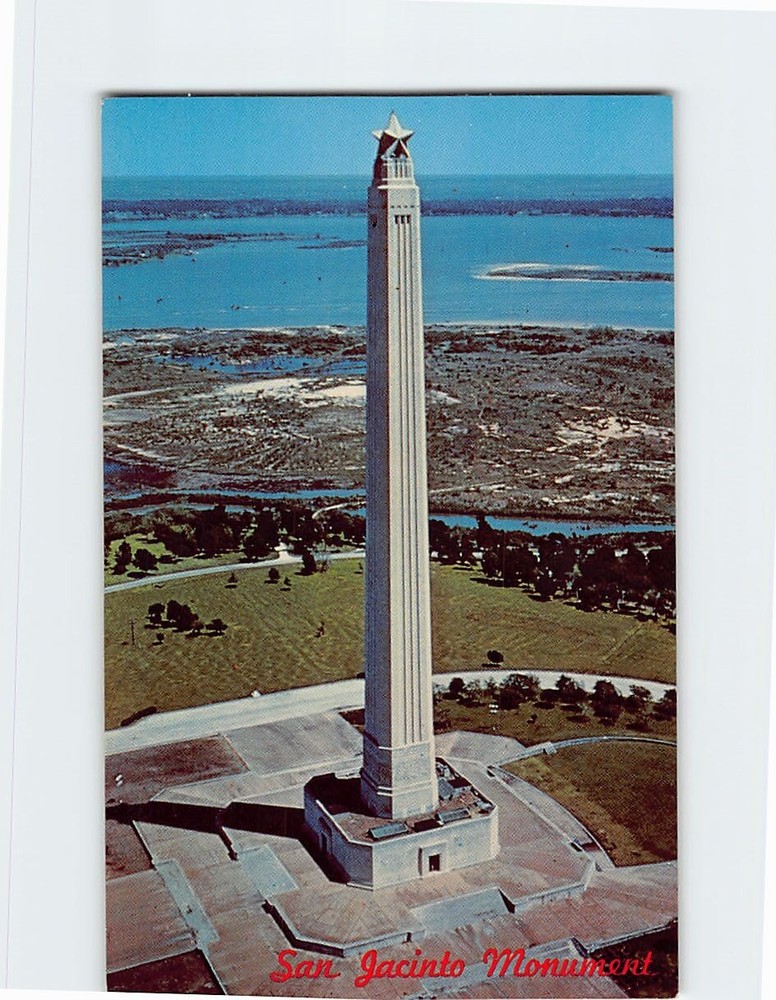 Postcard San Jacinto Museum & Monument near Houston Texas USA